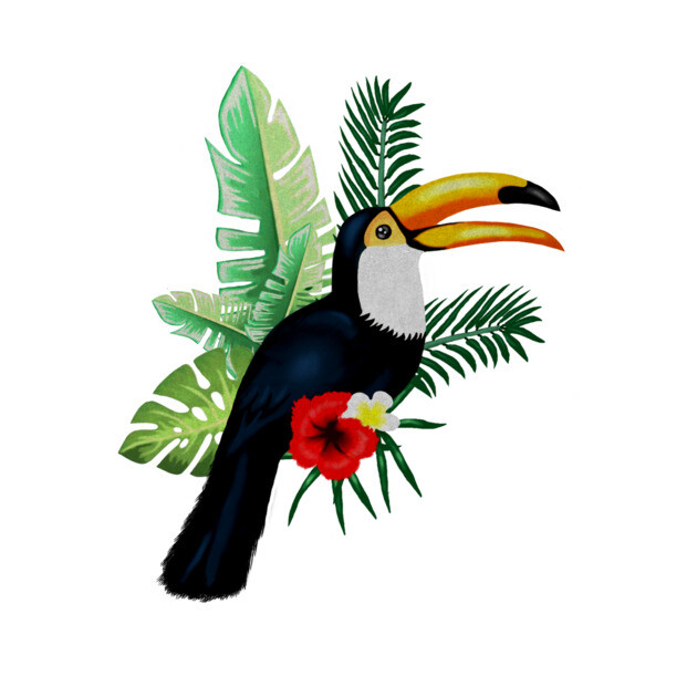 Toucan Bird Tropical by logiamerch