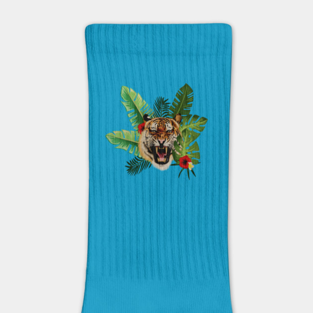 Tropical Tiger Floral by logiamerch