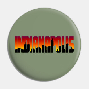 Indianapolis Skyline Pin