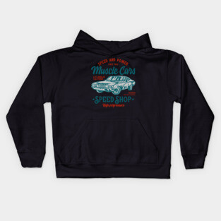 Muscle Cars Kids Hoodie