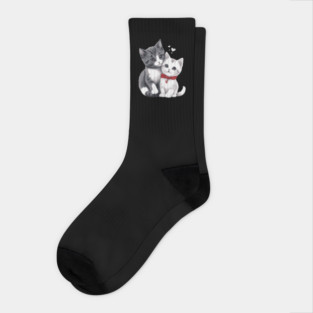 Baby American Shorthair Cat Socks