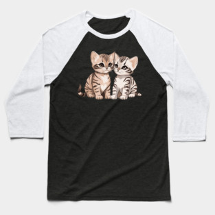 Baby Bengal Cat Baseball T-Shirt