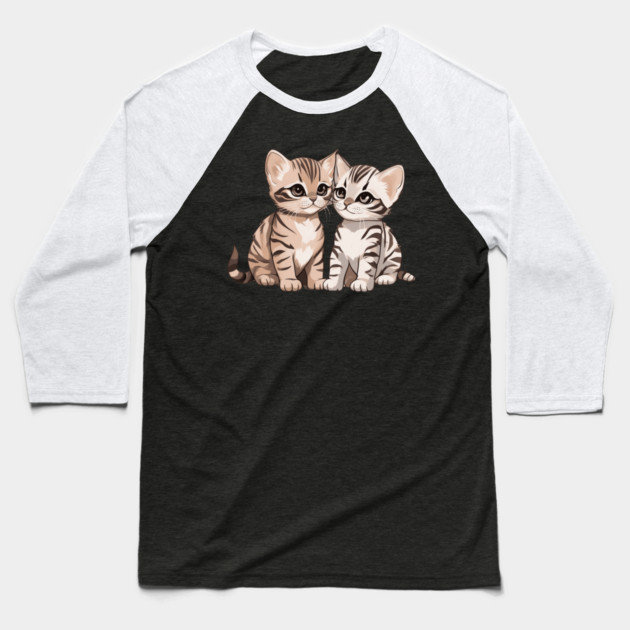 Baby Bengal Cat Baseball T-Shirt by animegirlnft