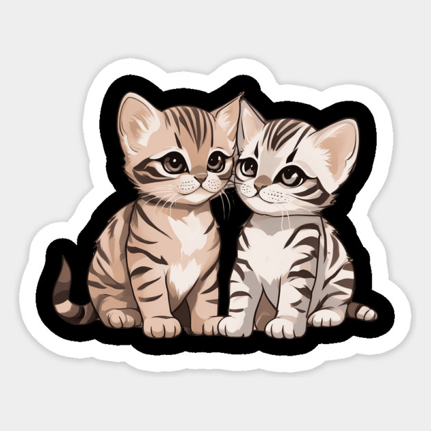 Baby Bengal Cat Sticker by animegirlnft