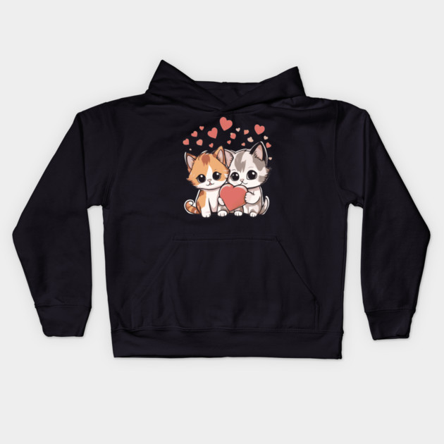 Calico Kitten Kids Hoodie by animegirlnft