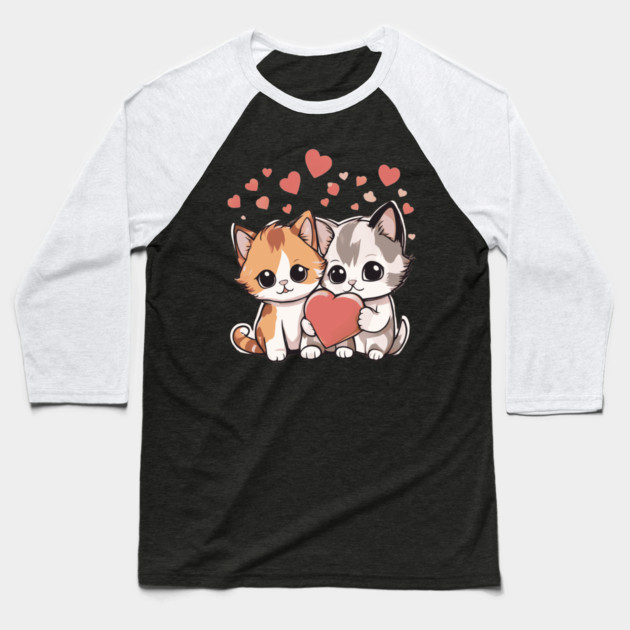 Calico Kitten Baseball T-Shirt by animegirlnft