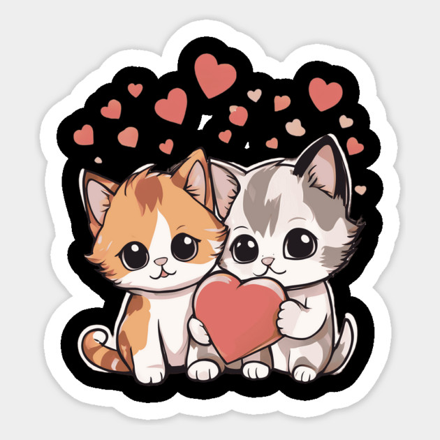 Calico Kitten Sticker by animegirlnft