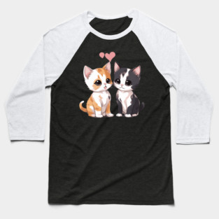 Baby Calico Cat Baseball T-Shirt