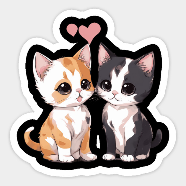 Baby Calico Cat Magnet by animegirlnft