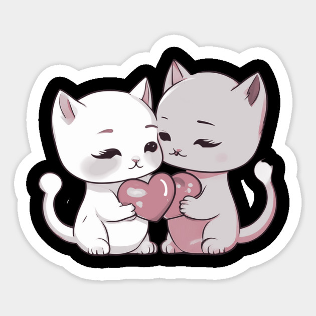Kawaii Hairless Cat Sticker by animegirlnft