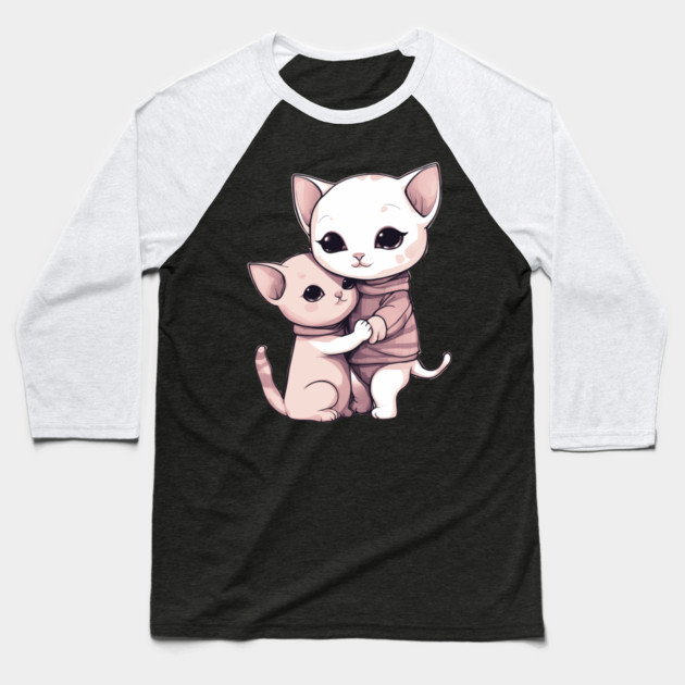 Cute Hairless Cat Baseball T-Shirt by animegirlnft