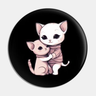 Cute Hairless Cat Pin
