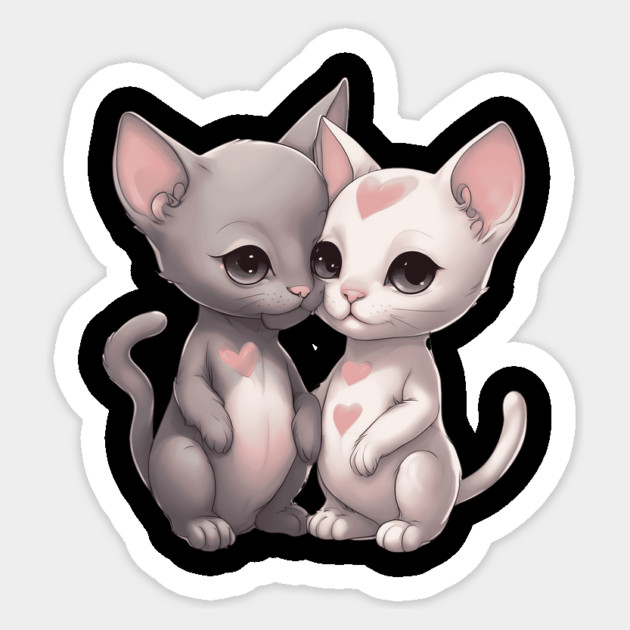 Egyptian Hairless Cat Sticker by animegirlnft