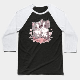 Maine Coon Kitten Baseball T-Shirt
