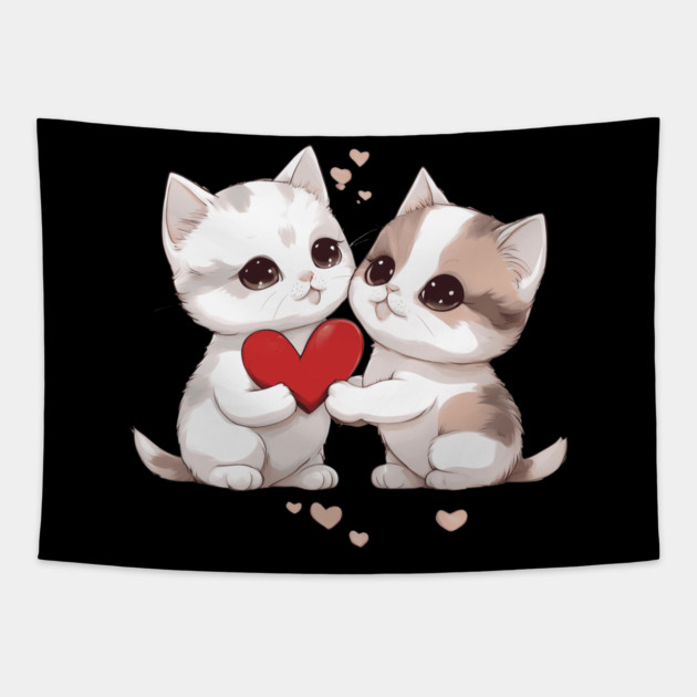 Baby Munchkin Cat Tapestry by animegirlnft
