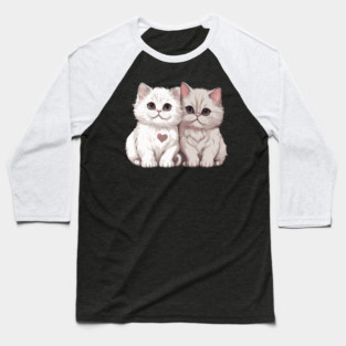 Baby Persian Cat Baseball T-Shirt