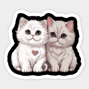 Baby Persian Cat Sticker