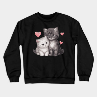 Cute Persian Kitten Crewneck Sweatshirt