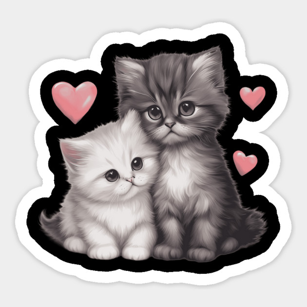 Cute Persian Kitten Magnet by animegirlnft