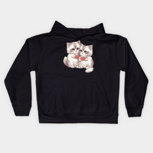 Baby Ragdoll Cat Kids Hoodie