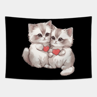 Baby Ragdoll Cat Tapestry