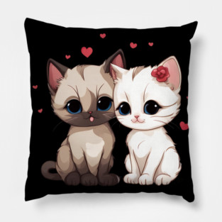 Baby Siamese Cat Pillow