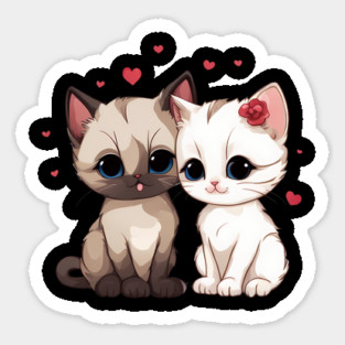 Baby Siamese Cat Sticker