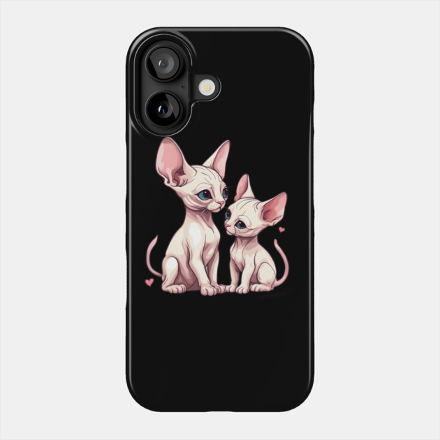 Baby Sphynx Cat Phone Case by animegirlnft