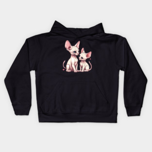 Baby Sphynx Cat Kids Hoodie
