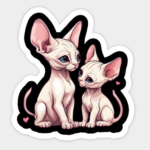 Baby Sphynx Cat Magnet by animegirlnft