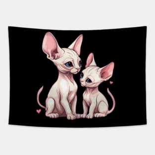 Baby Sphynx Cat Tapestry