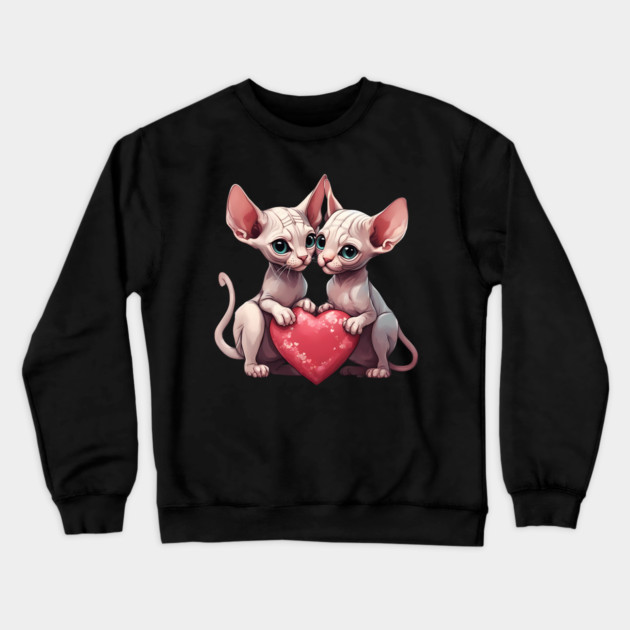 Sphynx Kitten Crewneck Sweatshirt by animegirlnft
