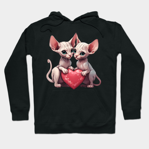 Sphynx Kitten Hoodie by animegirlnft