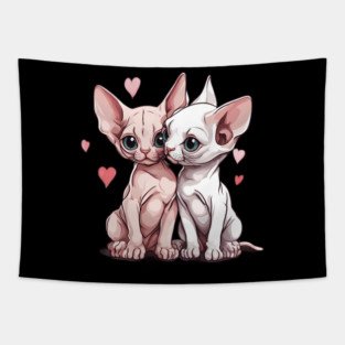 Cute Sphynx Cat Tapestry