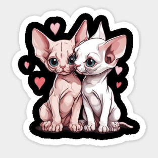 Cute Sphynx Cat Sticker