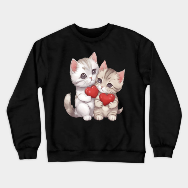 Baby Tabby Cat Crewneck Sweatshirt by animegirlnft