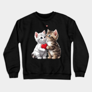Tabby Kitten Crewneck Sweatshirt