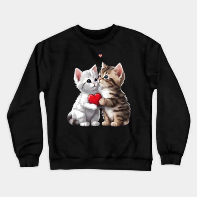 Tabby Kitten Crewneck Sweatshirt by animegirlnft