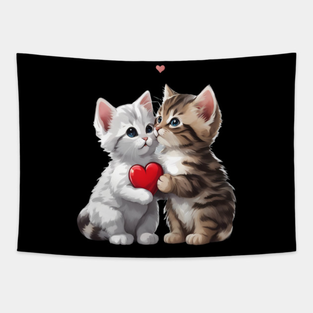 Tabby Kitten Tapestry by animegirlnft