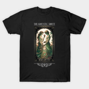 Gnostic Tarot Major Arcana - Adam And Eve T-Shirt