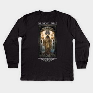 Gnostic Tarot Major Arcana - Hermes Trismegistus Kids Long Sleeve T-Shirt