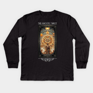 Gnostic Tarot Major Arcana - Basilides Kids Long Sleeve T-Shirt