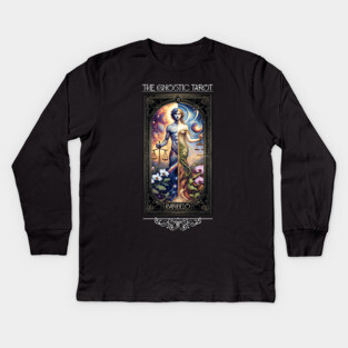 Gnostic Tarot Major Arcana - Barbelo Kids Long Sleeve T-Shirt