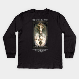Gnostic Tarot Major Arcana - John The Baptist Kids Long Sleeve T-Shirt