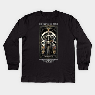 Gnostic Tarot Major Arcana - Achamoth Kids Long Sleeve T-Shirt