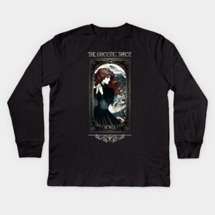 Gnostic Tarot Major Arcana - Norea Kids Long Sleeve T-Shirt