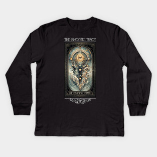 Gnostic Tarot Major Arcana - The Invisible Spirit Kids Long Sleeve T-Shirt