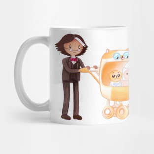 Baby world: Simon, Cake, Finn and Jake -  Adventure Time / Fionna and Cake fan art Mug