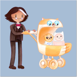 Baby world: Simon, Cake, Finn and Jake -  Adventure Time / Fionna and Cake fan art Posters and Art