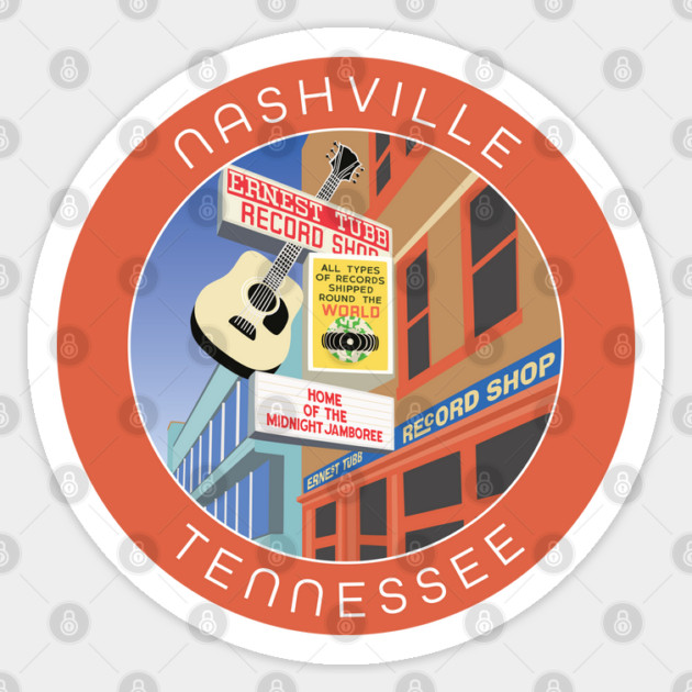 Nashville Tennessee Sticker by staceycreek